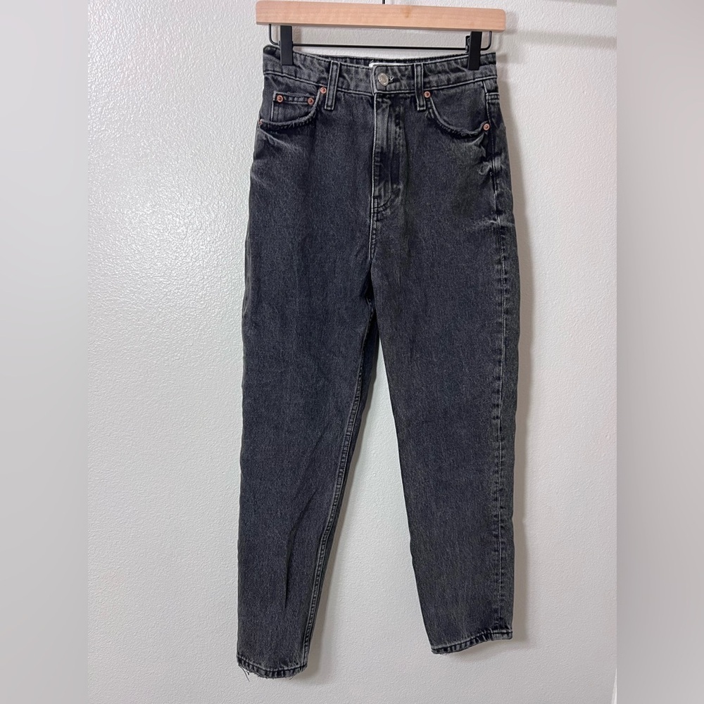 Zara The 90s Mom Fit Jeans Black Size 2